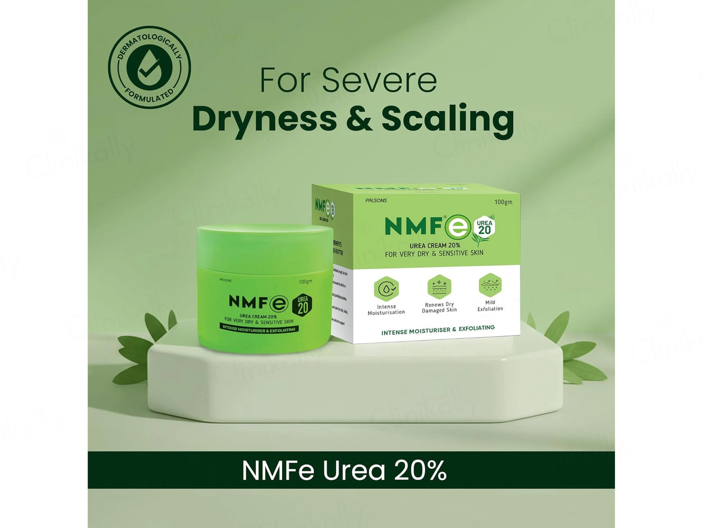 NMFe Urea 20 Percent Cream For Very Dry and  Sensitive Skin