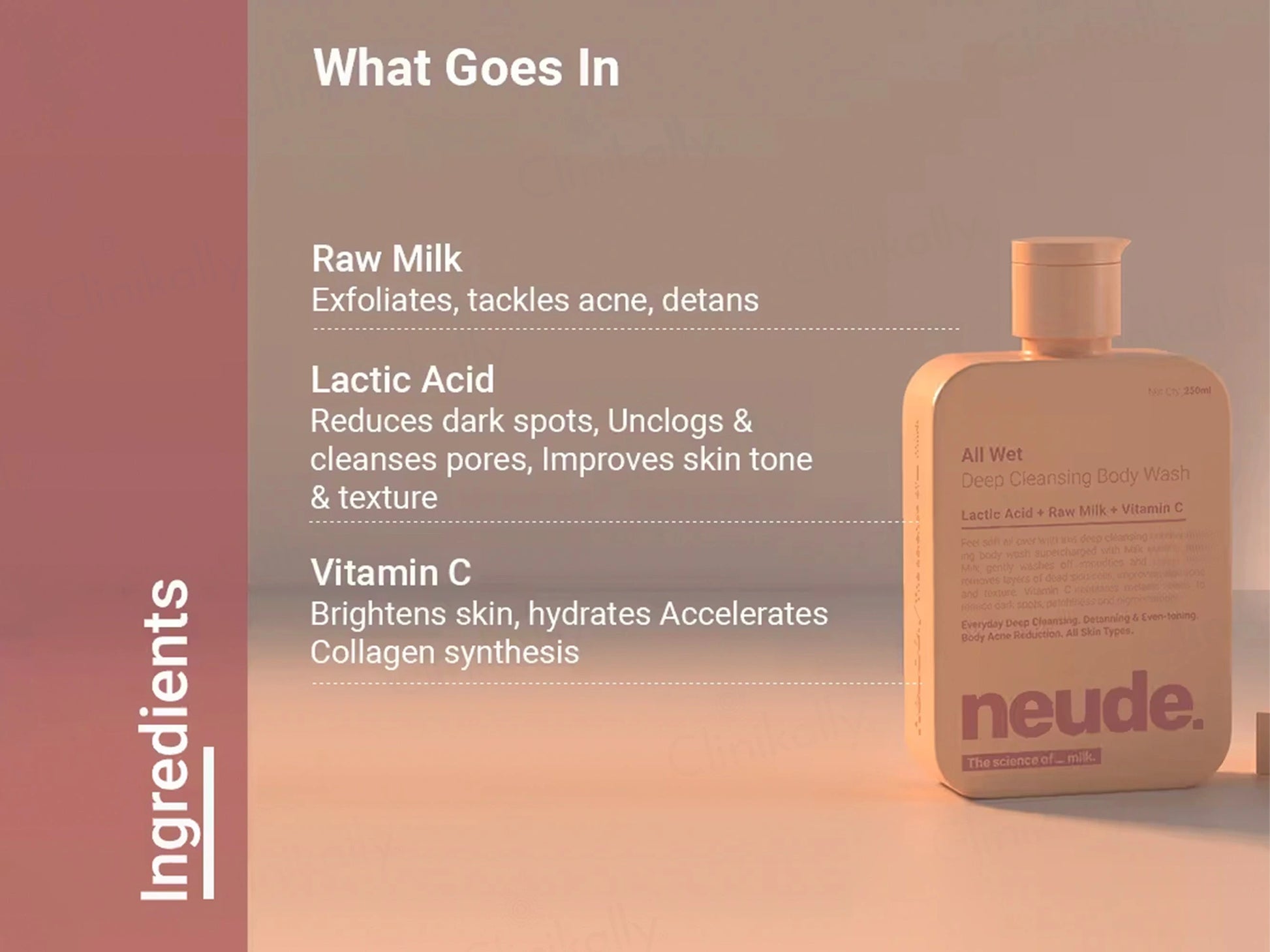 Neude All Wet Deep Cleansing Body Wash
