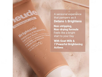 Neude Brightside Detanning and  Brightening Gel Face Wash