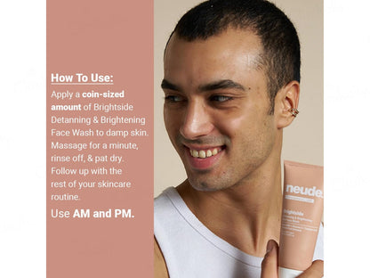 Neude Brightside Detanning and  Brightening Gel Face Wash