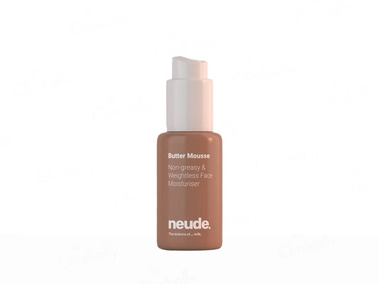 Neude Butter Mousse Non-greasy and  Weightless Face Moisturiser