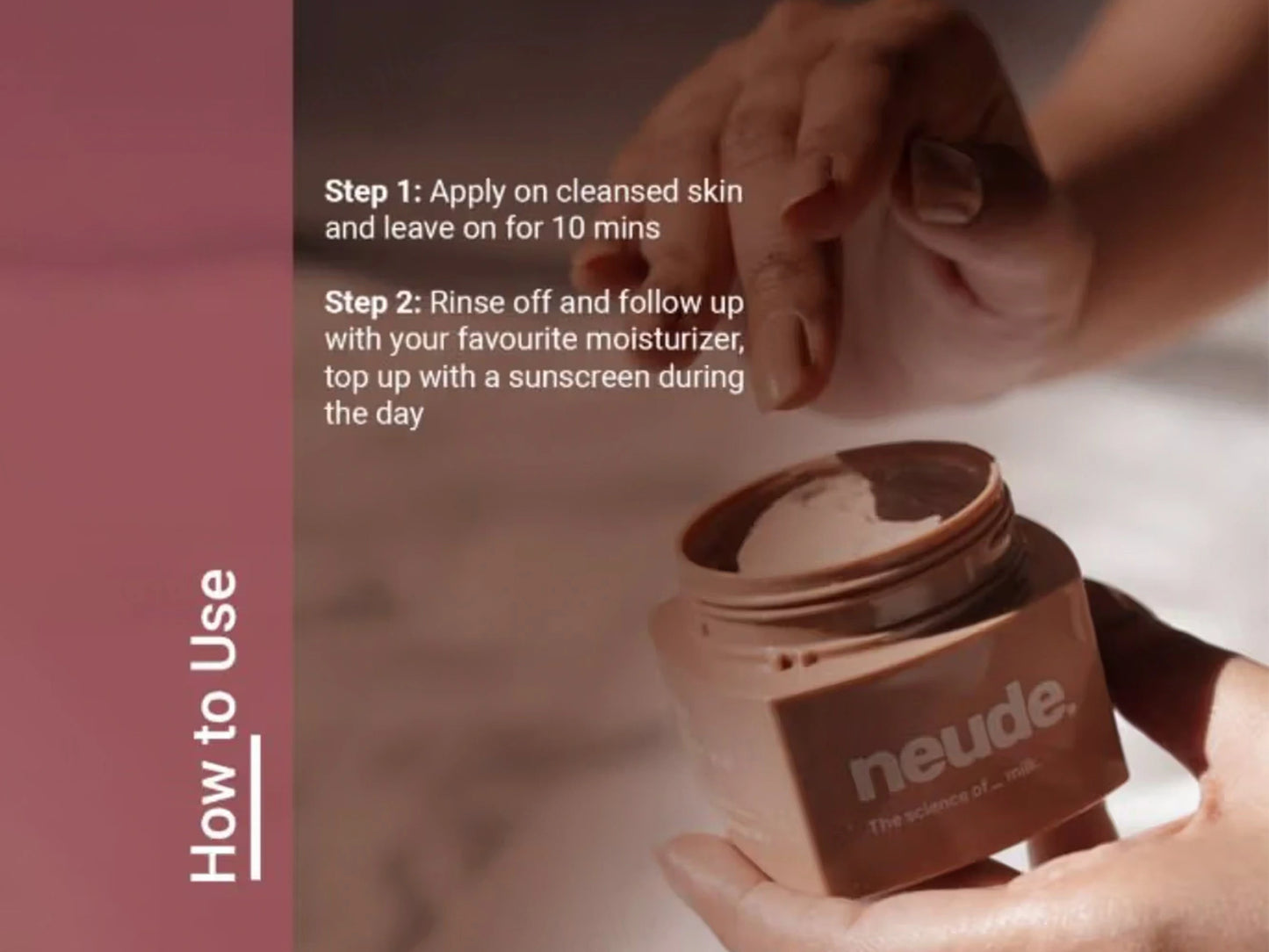 Neude FaceTime Instant Glow Facial Spa Mask