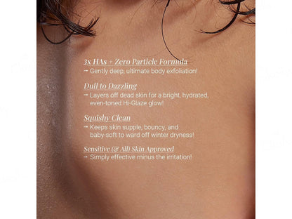Neude Lay Bare Profoliator Gentle Daily Body Exfoliator Scrub
