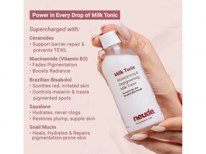 Neude Milk Tonic Moisturising and  Depigmenting Milk Toner