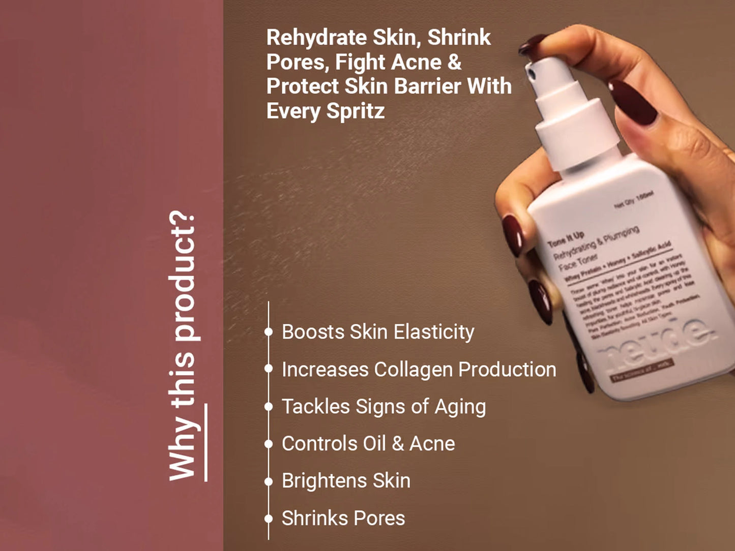 Neude Tone It Up Rehydrating and  Plumping Face Toner