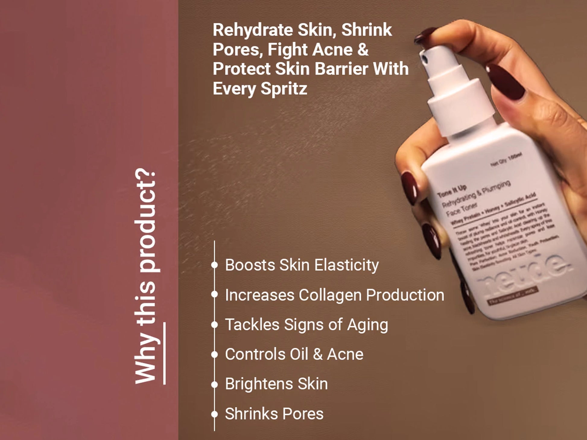 Neude Tone It Up Rehydrating and  Plumping Face Toner