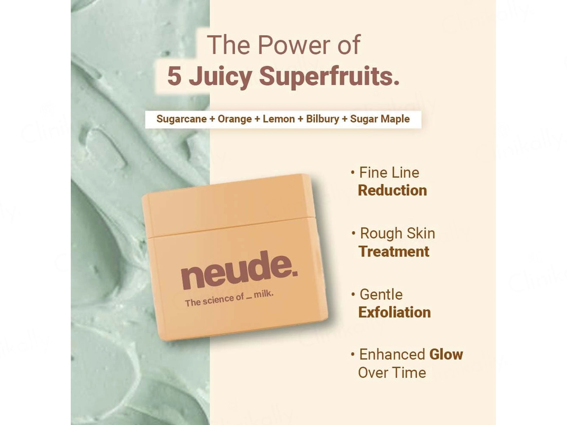 Neude Unmask Everyday De-Tanning, Hydrating and Brightening Face Mask