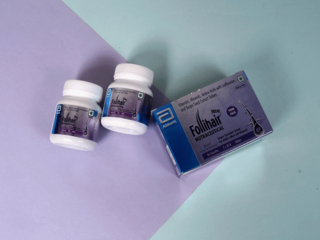 New Follihair Tablet - Bottle Twin Pack