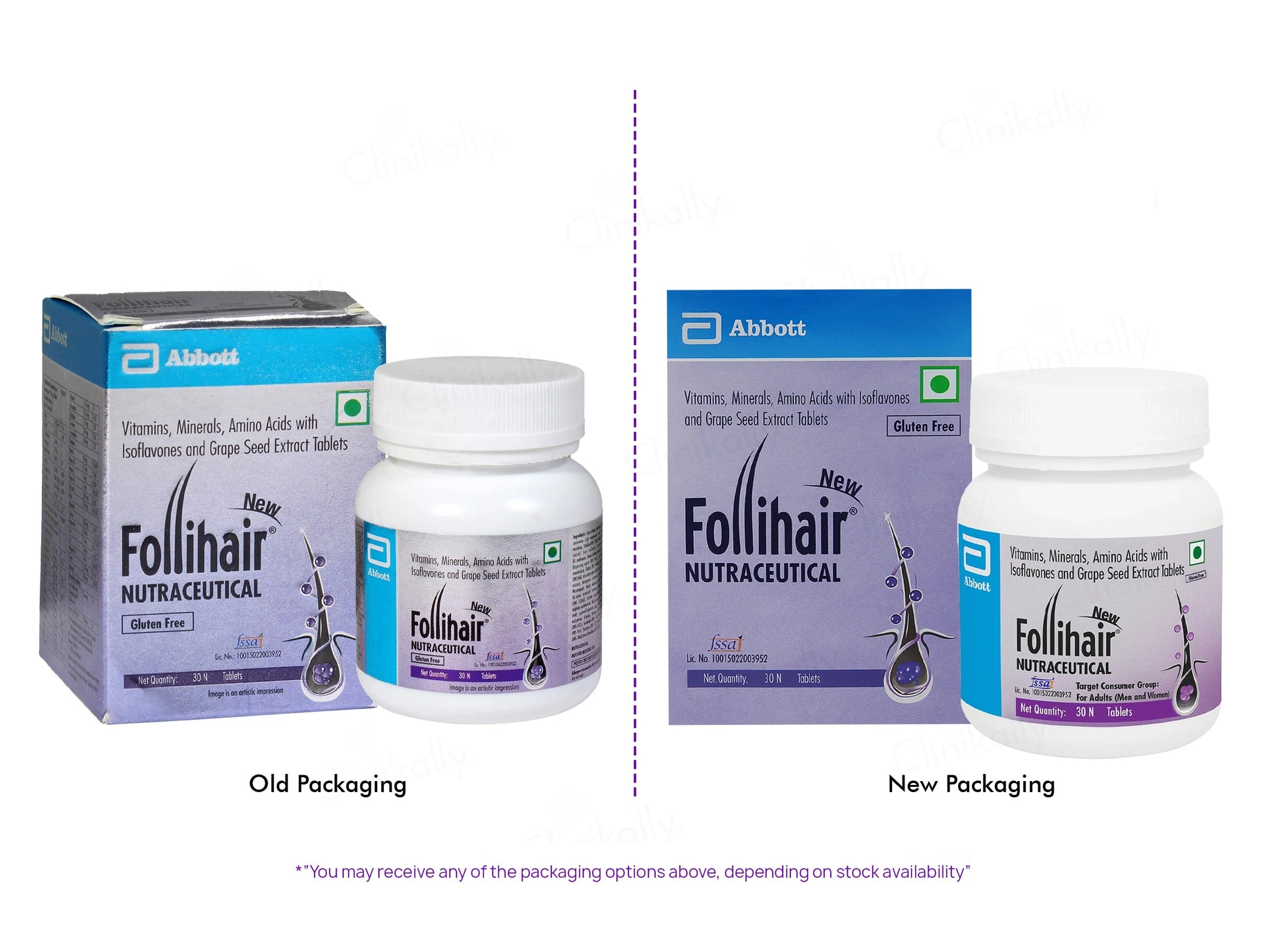 New Follihair Tablet Bottle
