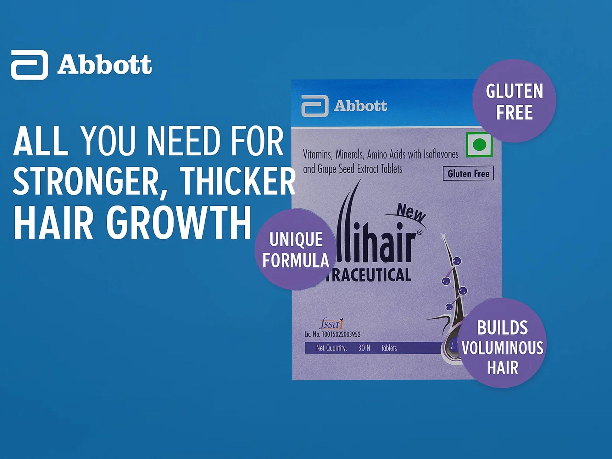 New Follihair Tablet Bottle