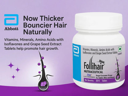 New Follihair Tablet Bottle