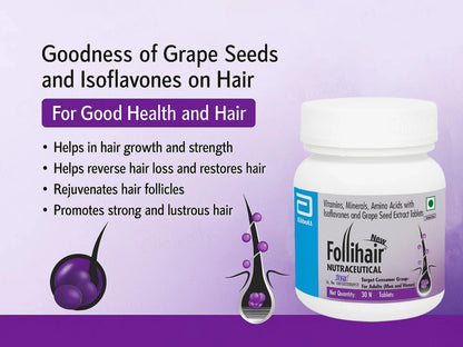 New Follihair Tablet Bottle