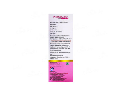 Nimowash Foaming Face Wash