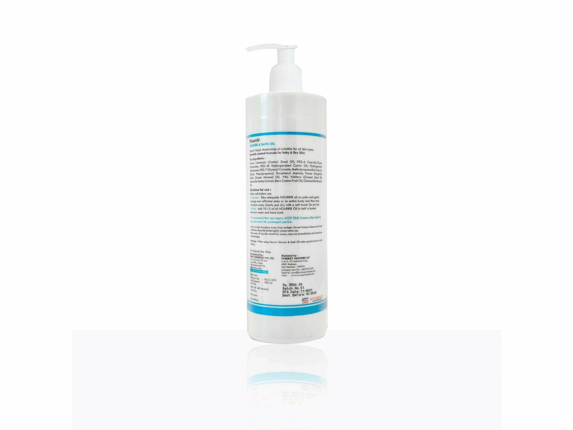Nourrir Moisturising Shower and  Bath Oil