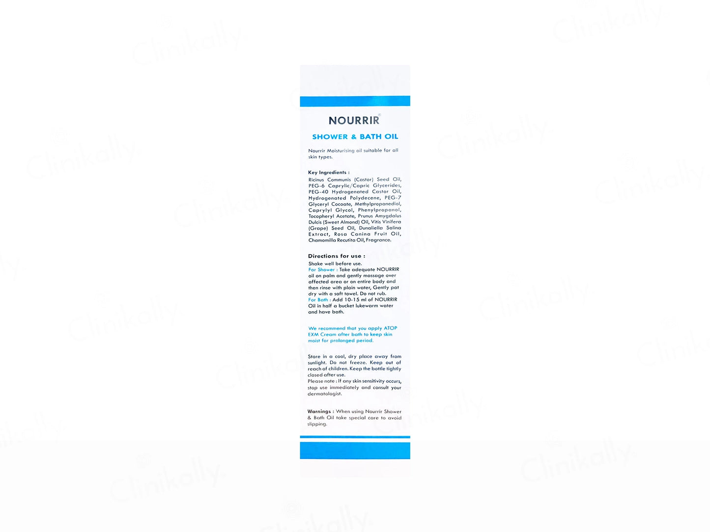 Nourrir Moisturising Shower and  Bath Oil