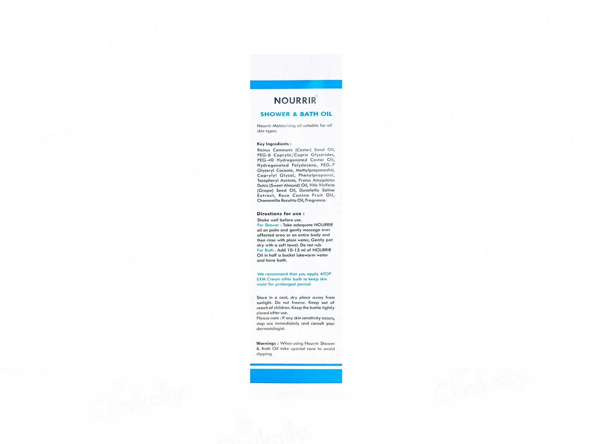 Nourrir Moisturising Shower and  Bath Oil