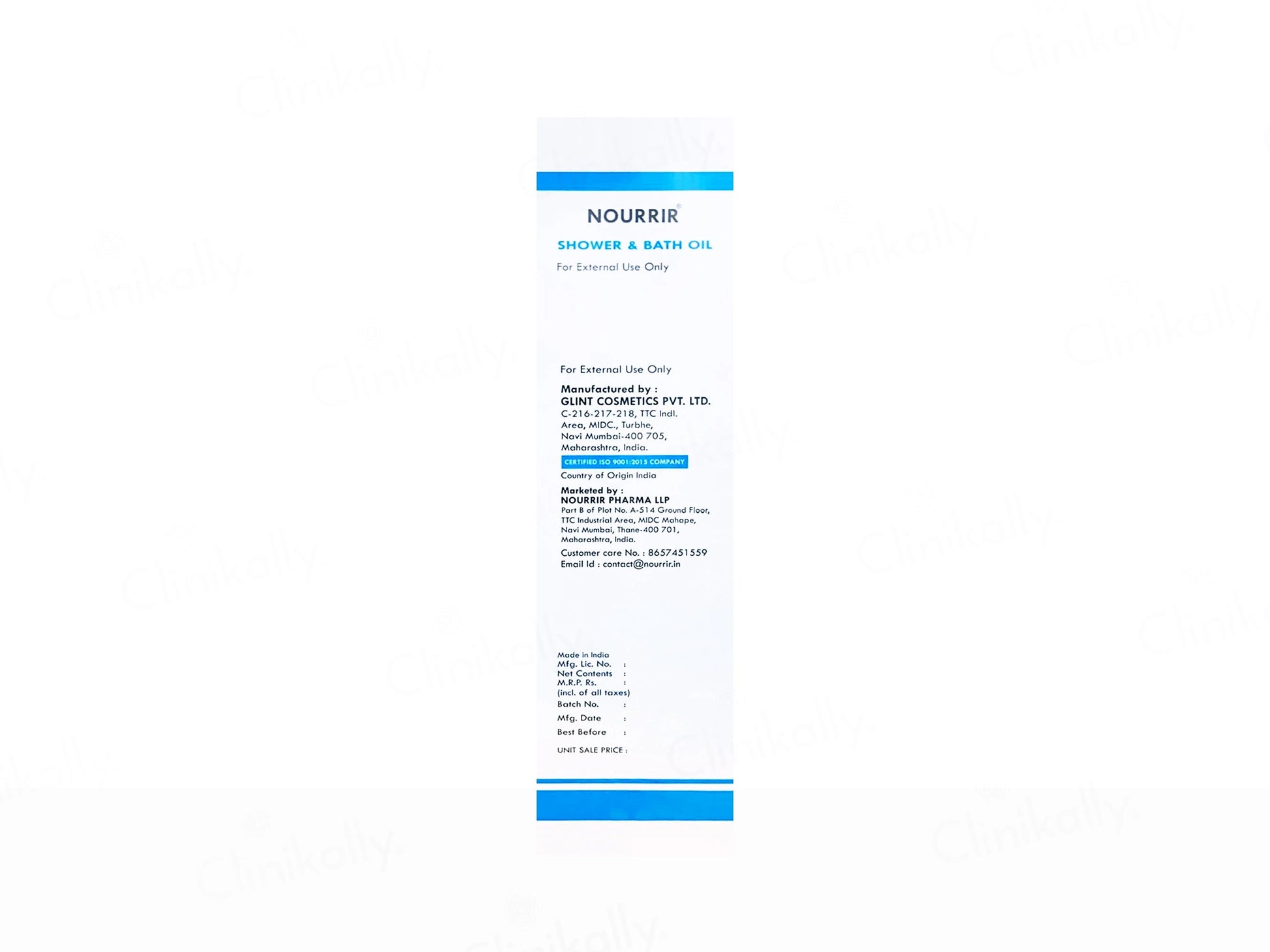 Nourrir Moisturising Shower and  Bath Oil