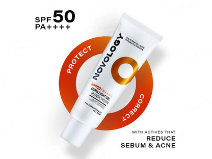 Novology Ultra Light Gel Sunscreen SPF 50 PA
