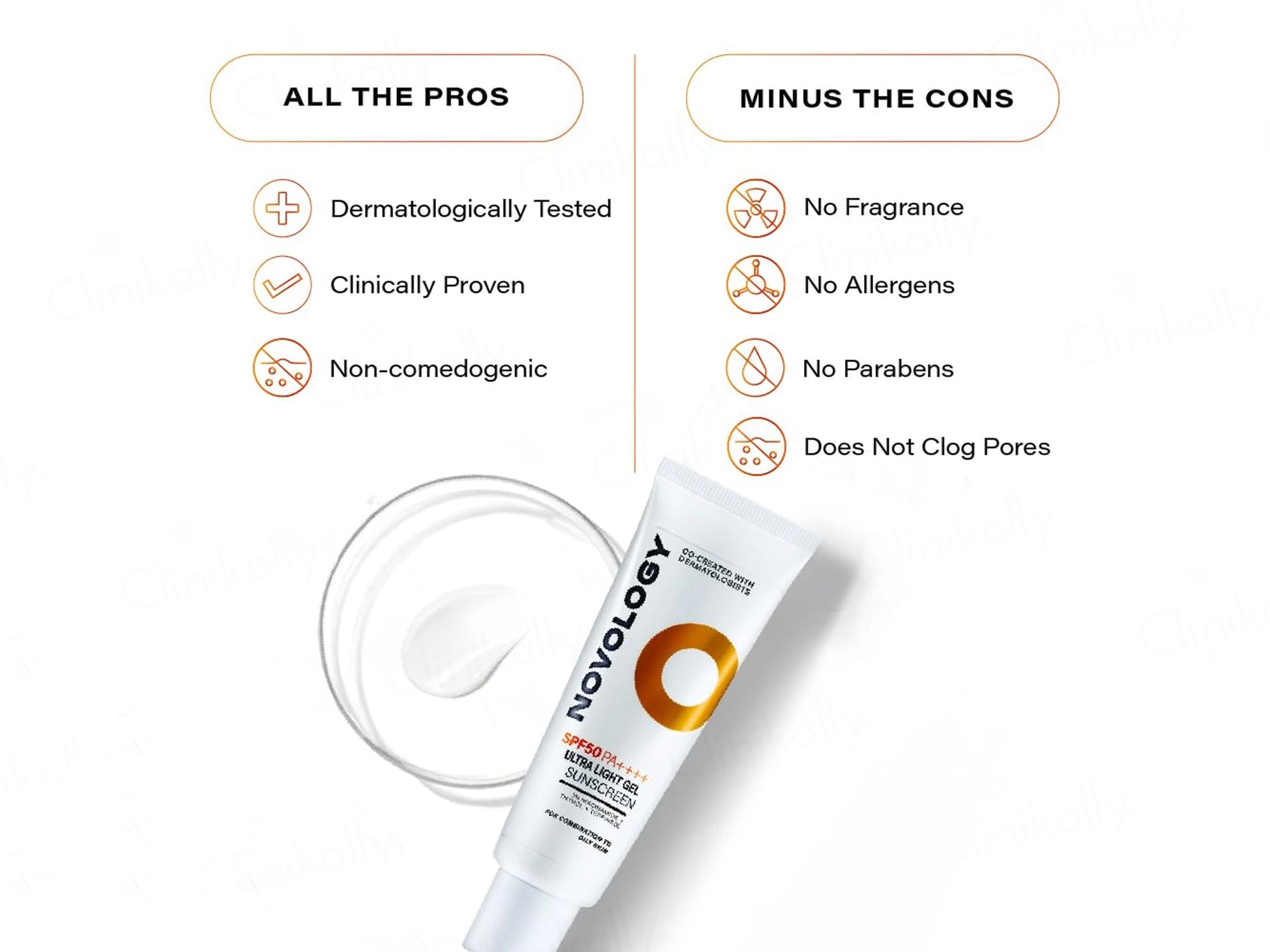 Novology Ultra Light Gel Sunscreen SPF 50 PA