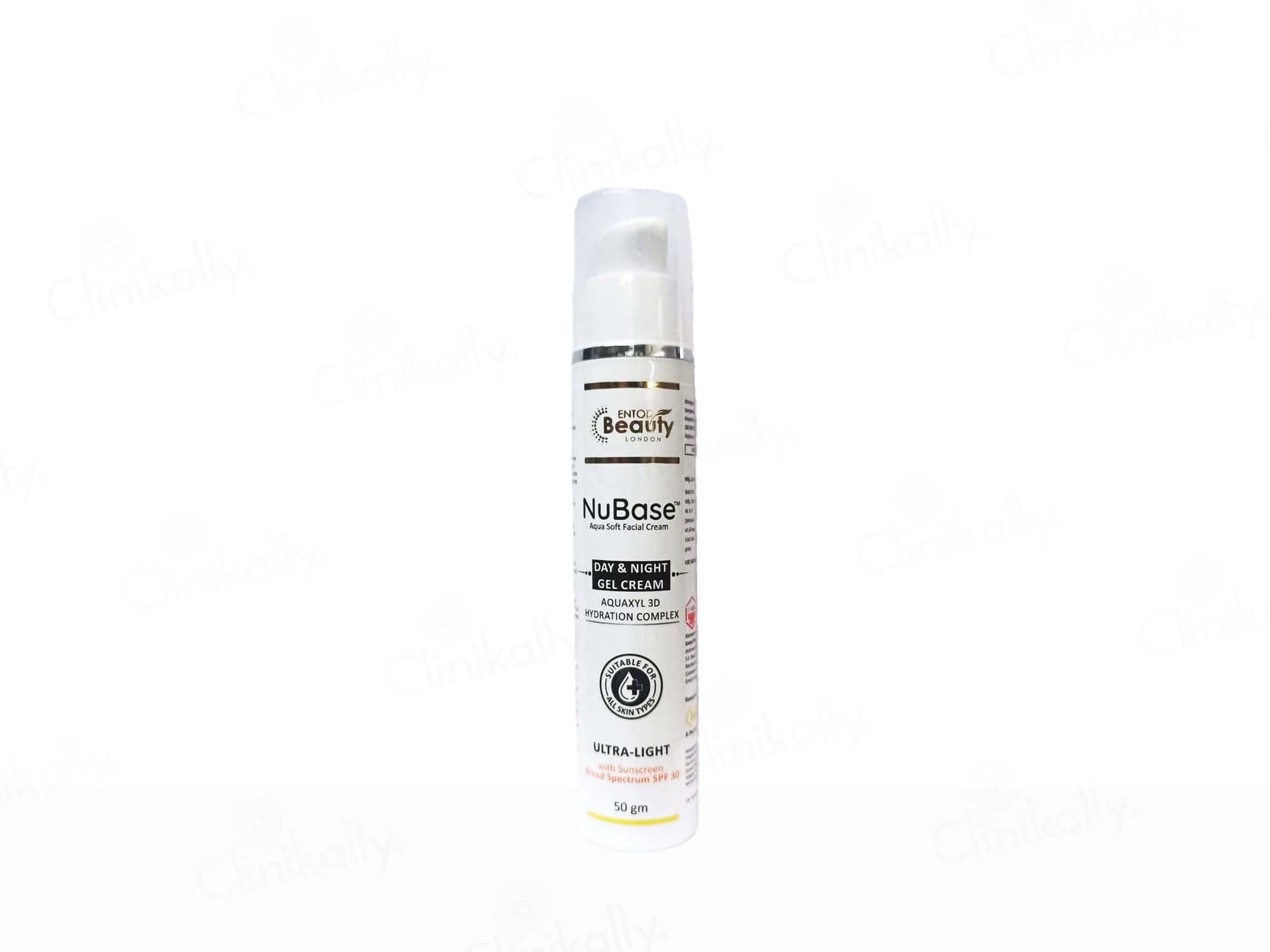 NuBase Aqua Soft Ultra-Light Day and  Night Facial Gel Cream SPF 30