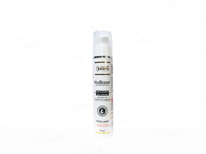 NuBase Aqua Soft Ultra-Light Day and  Night Facial Gel Cream SPF 30