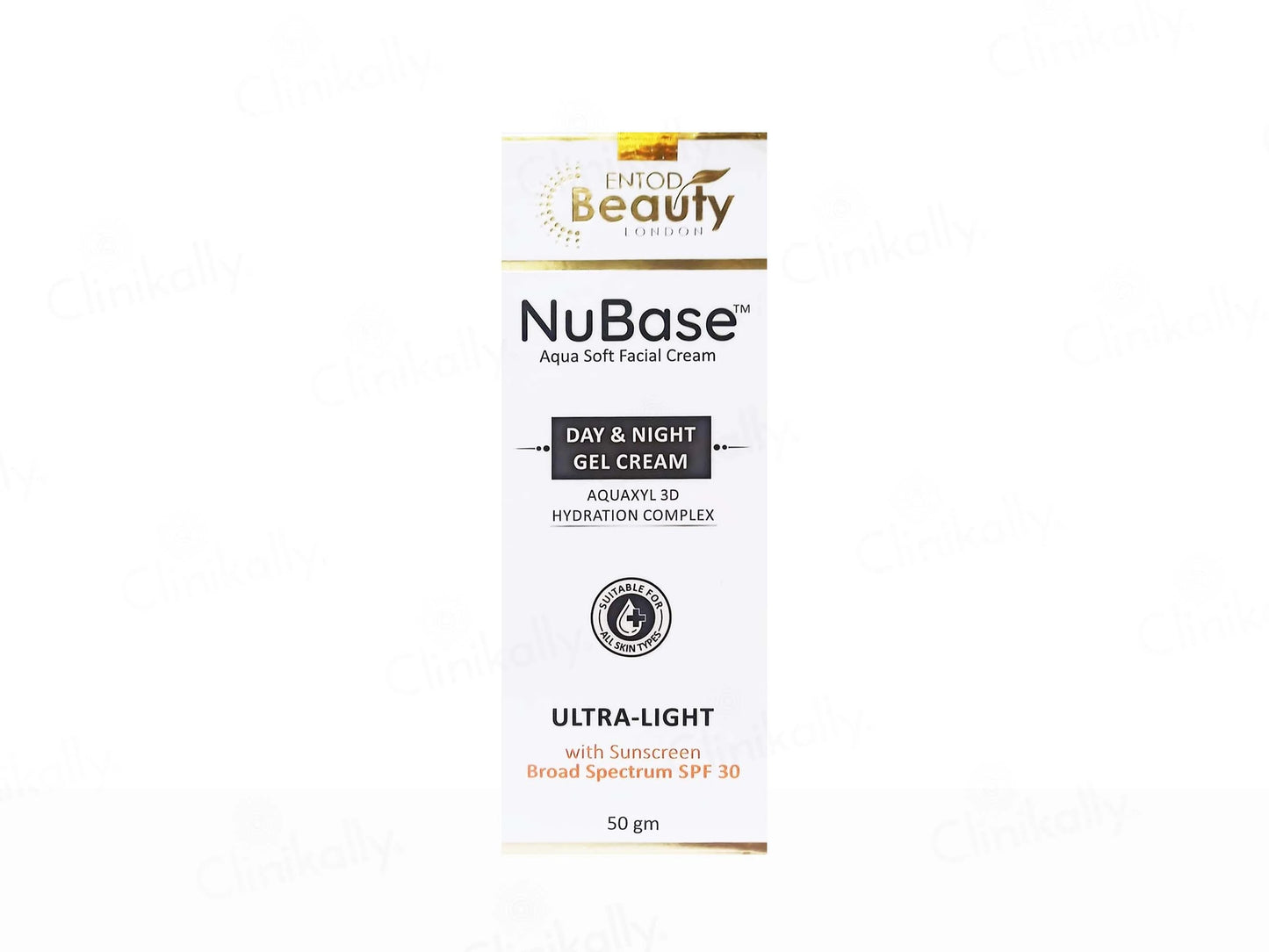 NuBase Aqua Soft Ultra-Light Day and  Night Facial Gel Cream SPF 30