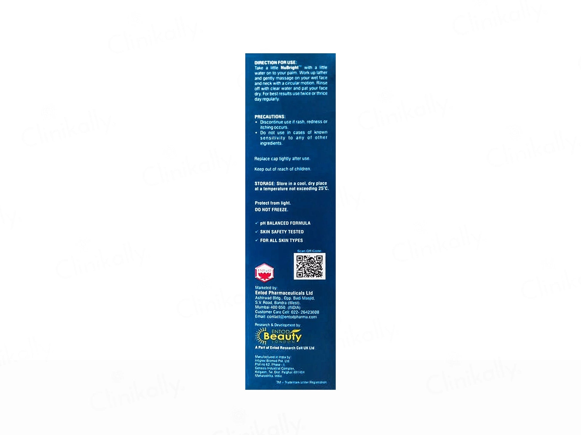 NuBright Gentle Cleansing and  Brightening Face Wash