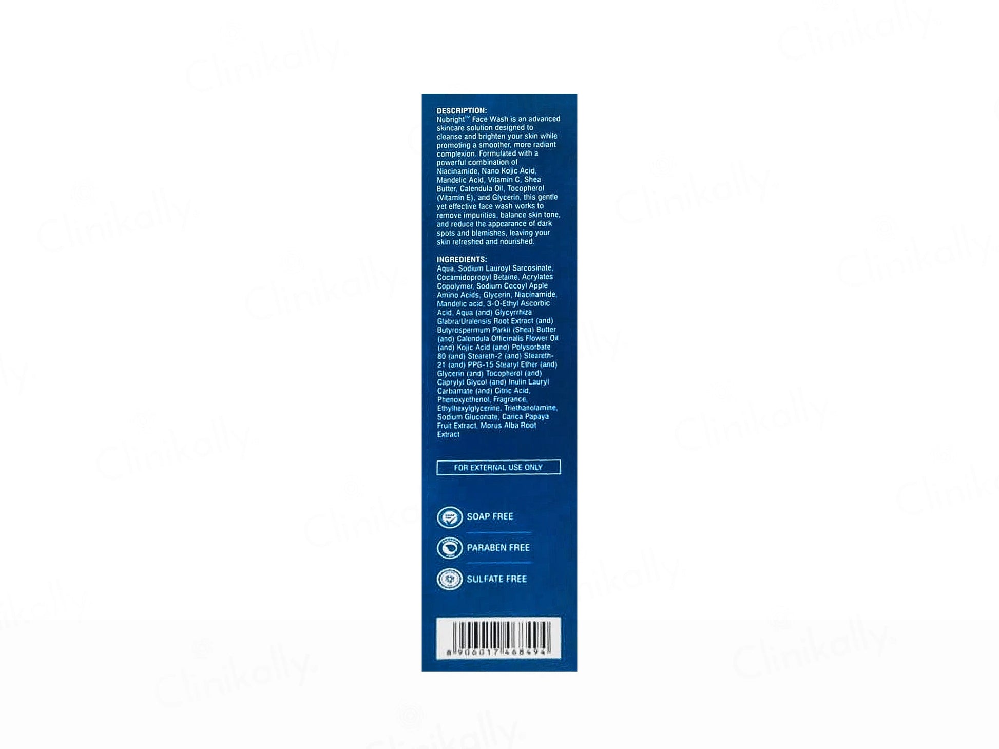 NuBright Gentle Cleansing and  Brightening Face Wash