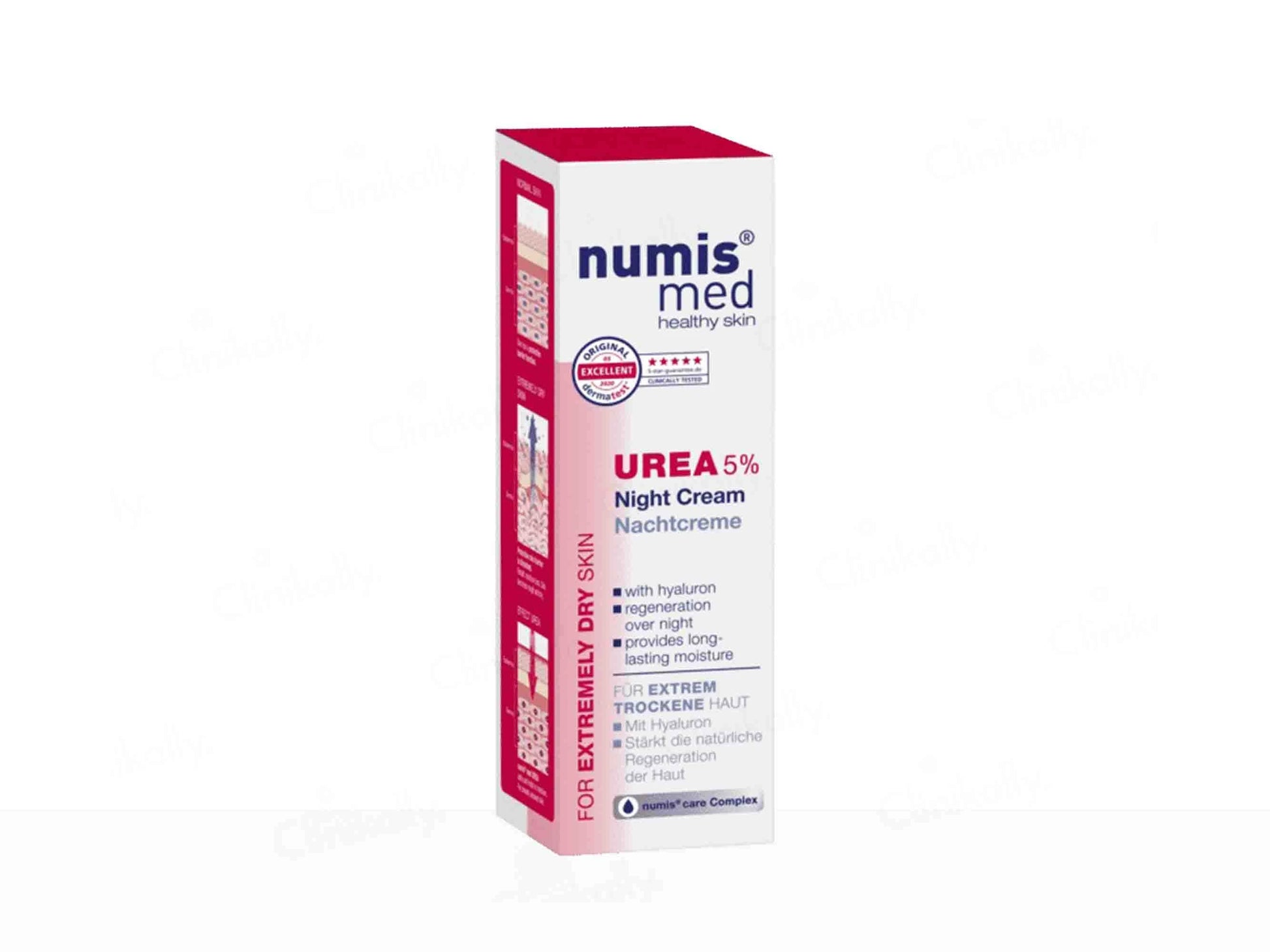 Numis Med Urea 5 Percent Night Cream For Extremely Dry Skin