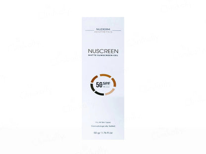Nuscreen Matte Sunscreen Gel SPF 50 PA