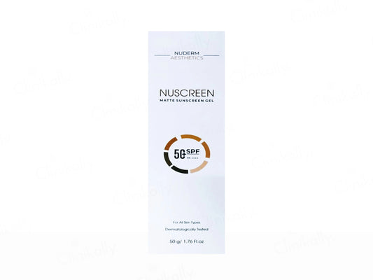 Nuscreen Matte Sunscreen Gel SPF 50 PA