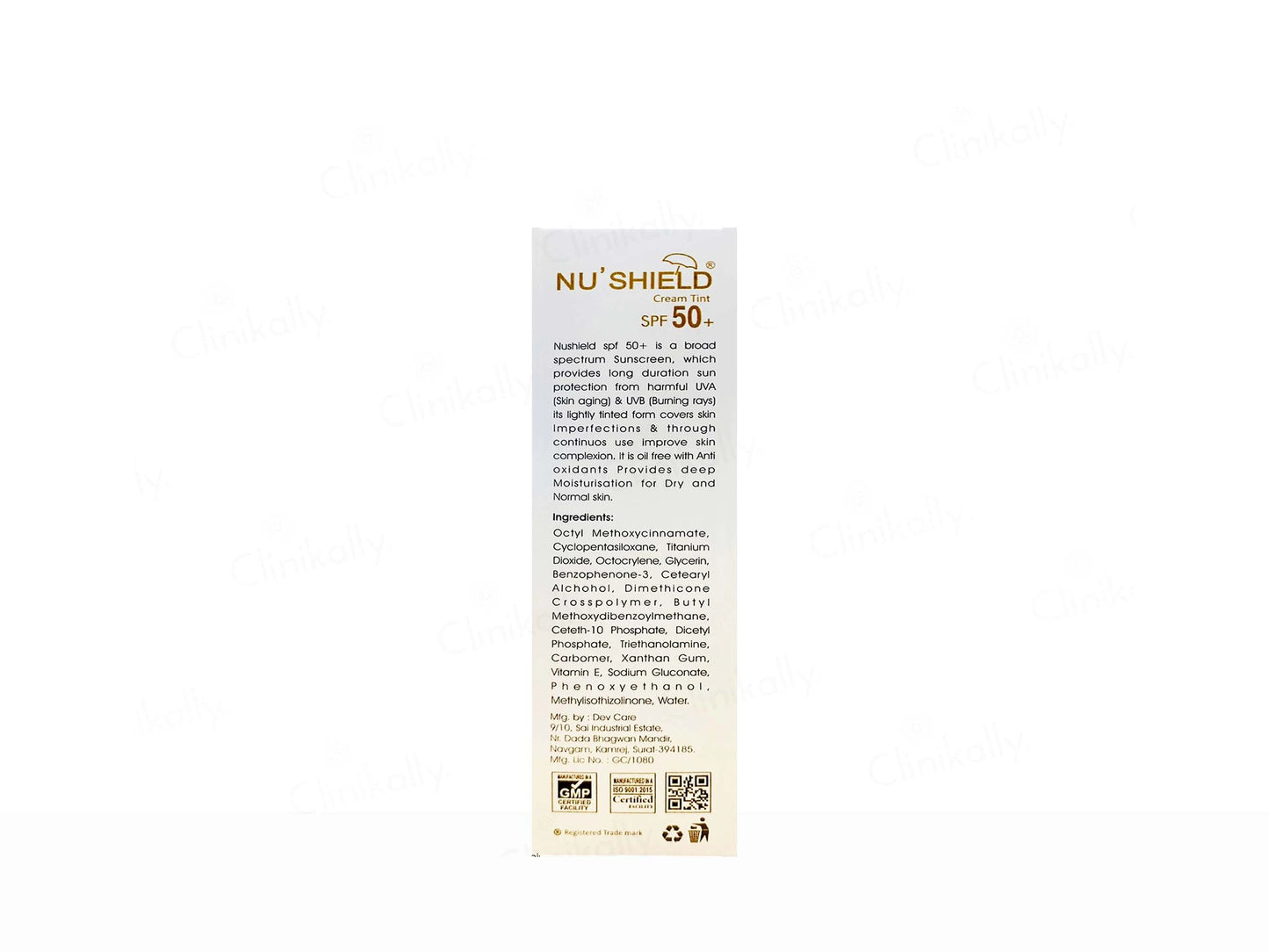 Nushield Cream Tint Sunscreen SPF 50