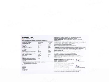 Nutrova Caroshield Nutraceutical Capsule