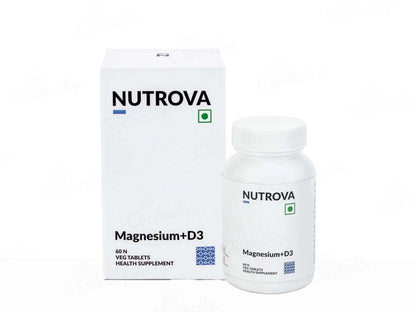 Nutrova Magnesium  D3 Health Supplement Tablet