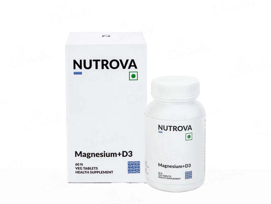 Nutrova Magnesium  D3 Health Supplement Tablet