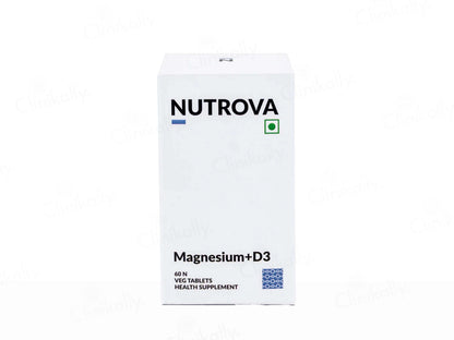 Nutrova Magnesium  D3 Health Supplement Tablet