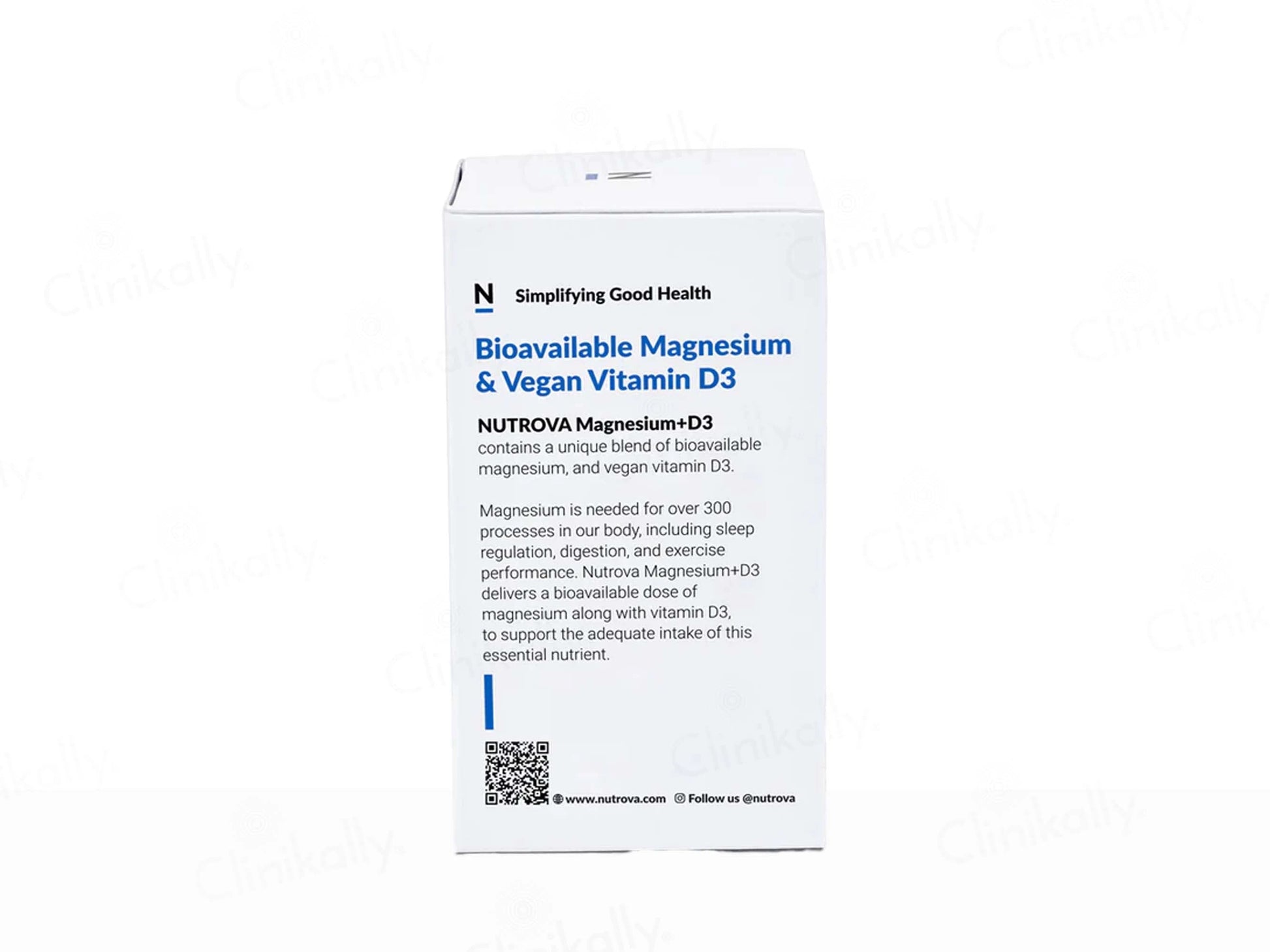 Nutrova Magnesium  D3 Health Supplement Tablet