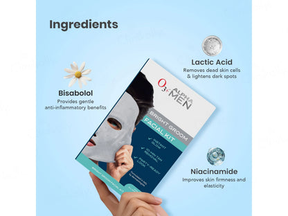 O3 Alpha Men Bright Groom Facial Kit