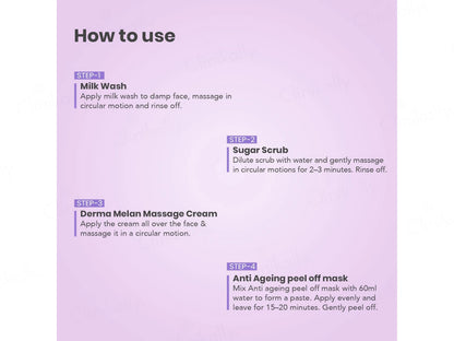 O3 Anti-Ageing Single Use Facial Kit