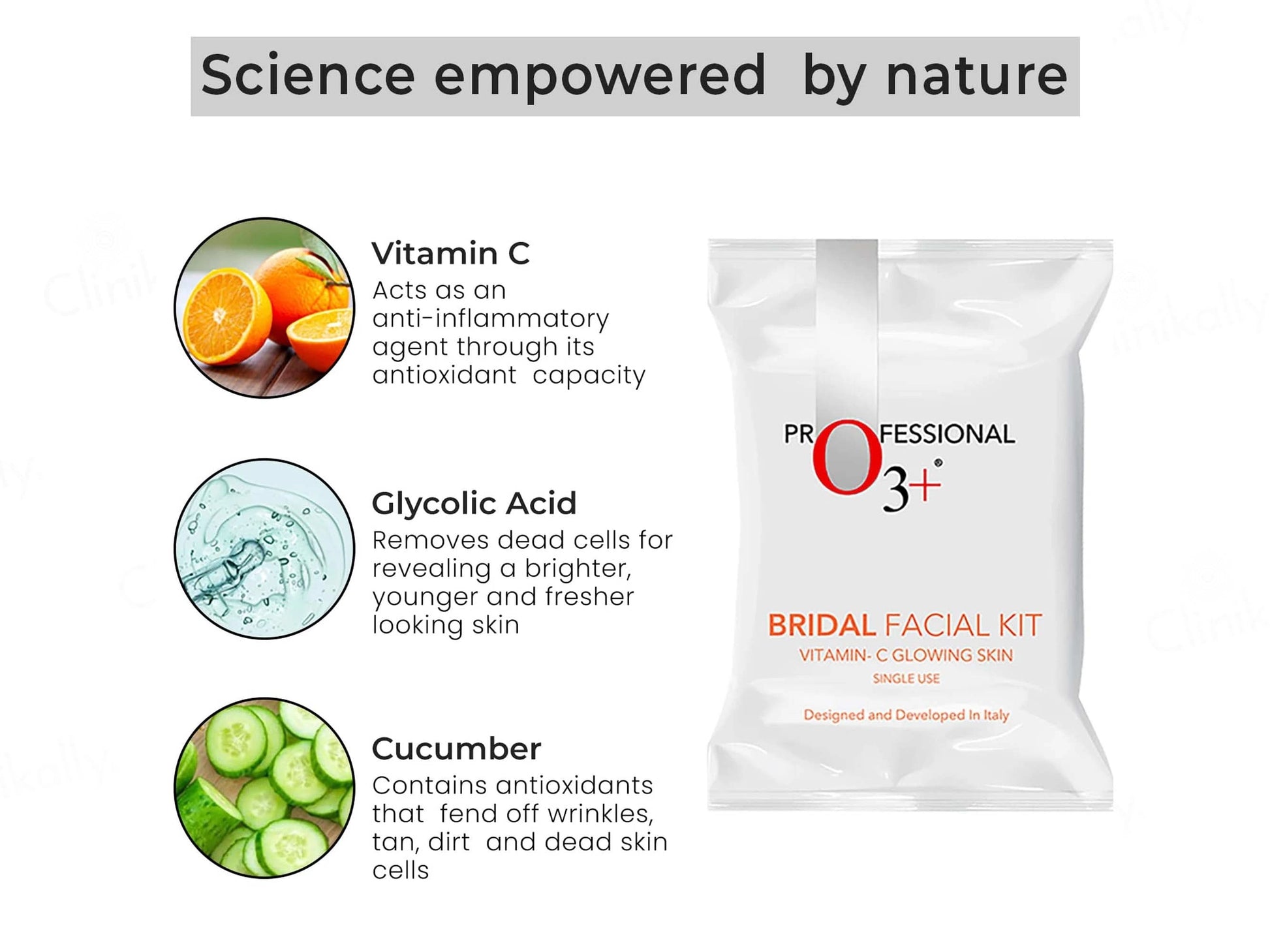 O3 Bridal Facial Kit Vitamin-C Glowing Skin
