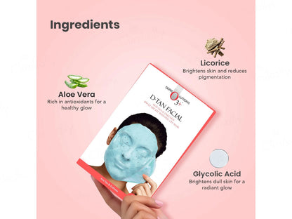 O3 D-Tan Single Use Facial Kit