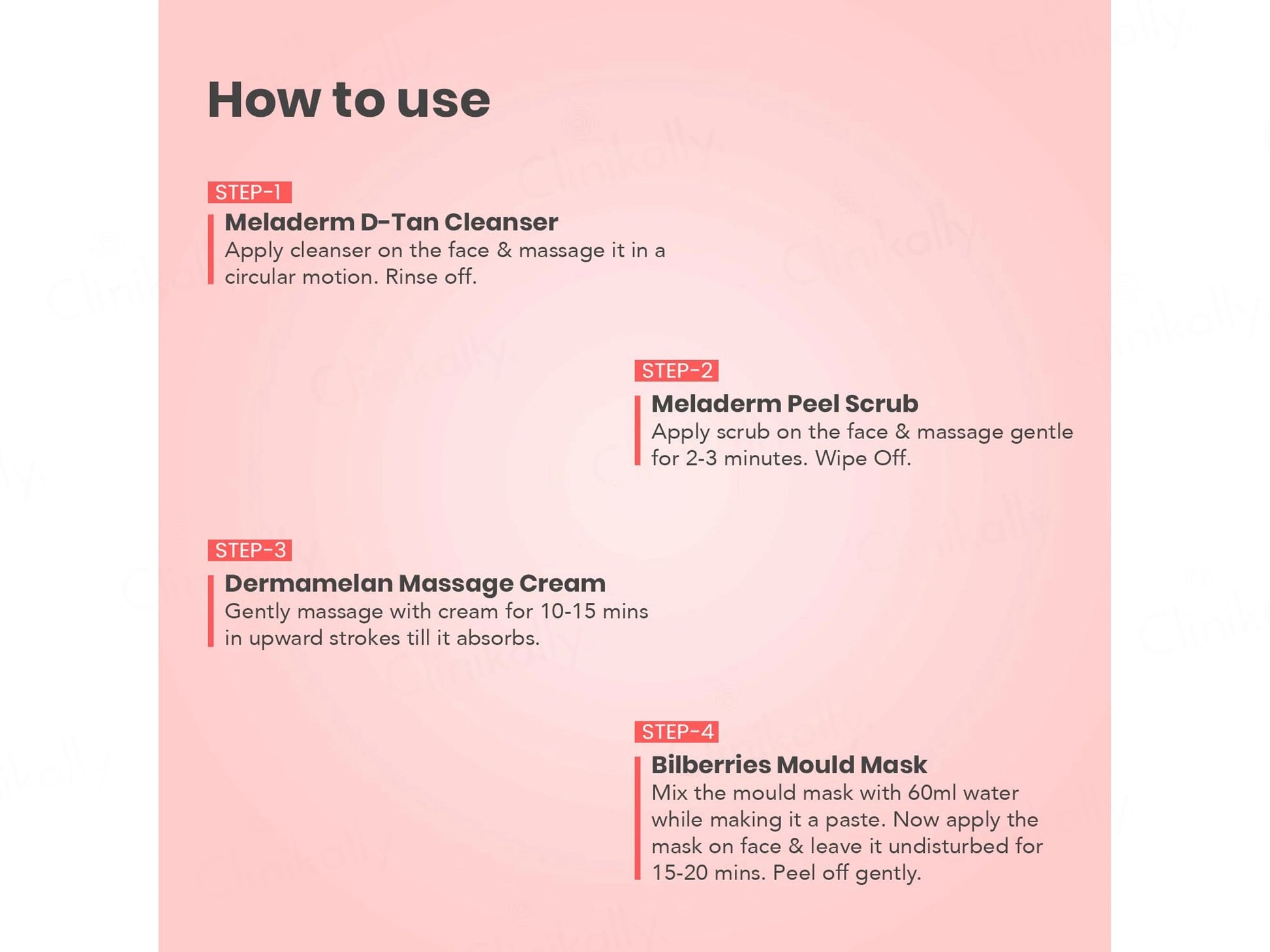 O3 D-Tan Single Use Facial Kit