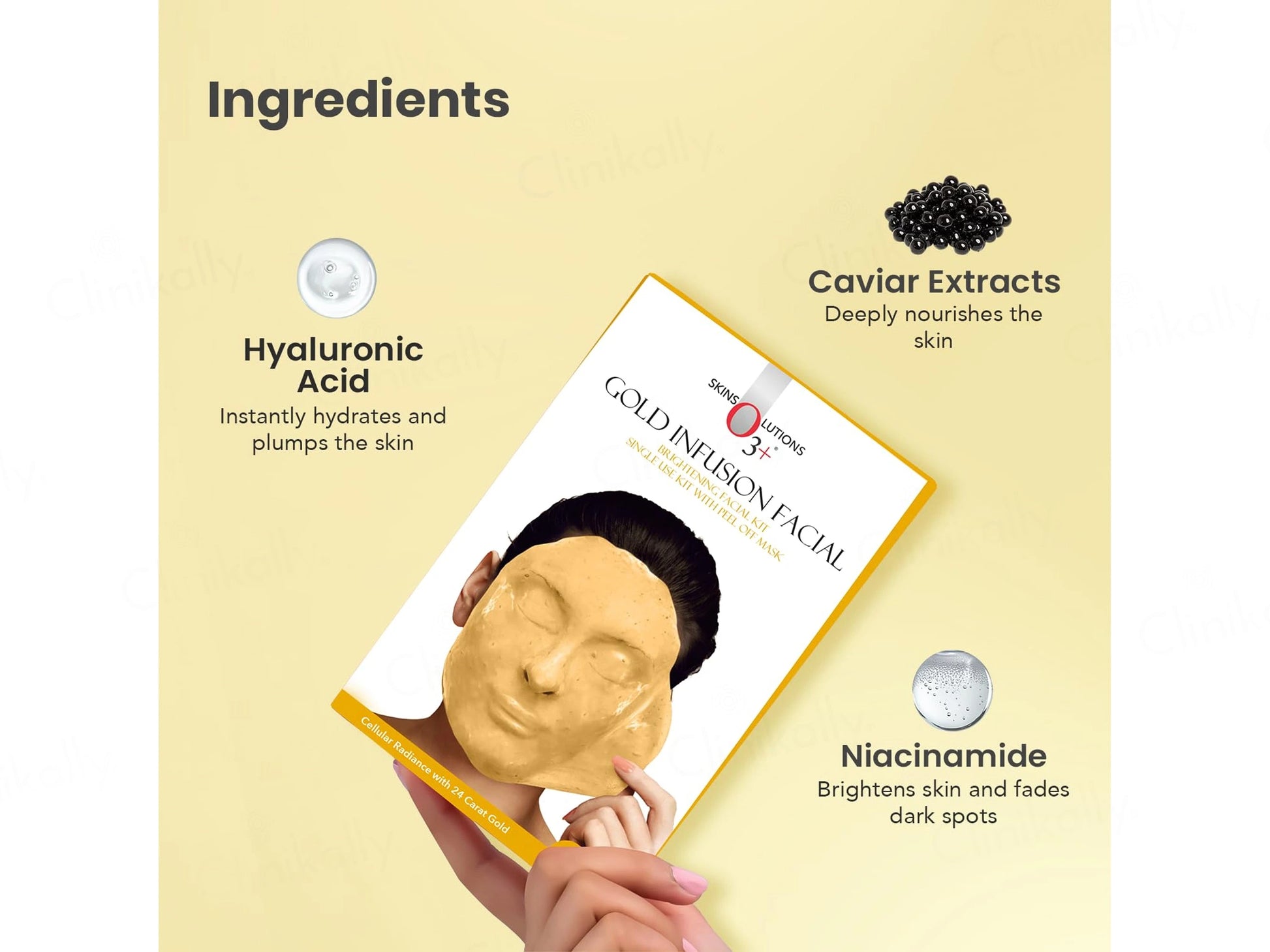 O3 Gold Infusion Brightening Single Use Facial Kit
