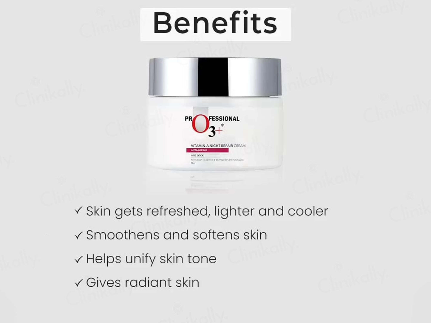O3 Vitamin-A Night Repair Anti-Ageing Cream