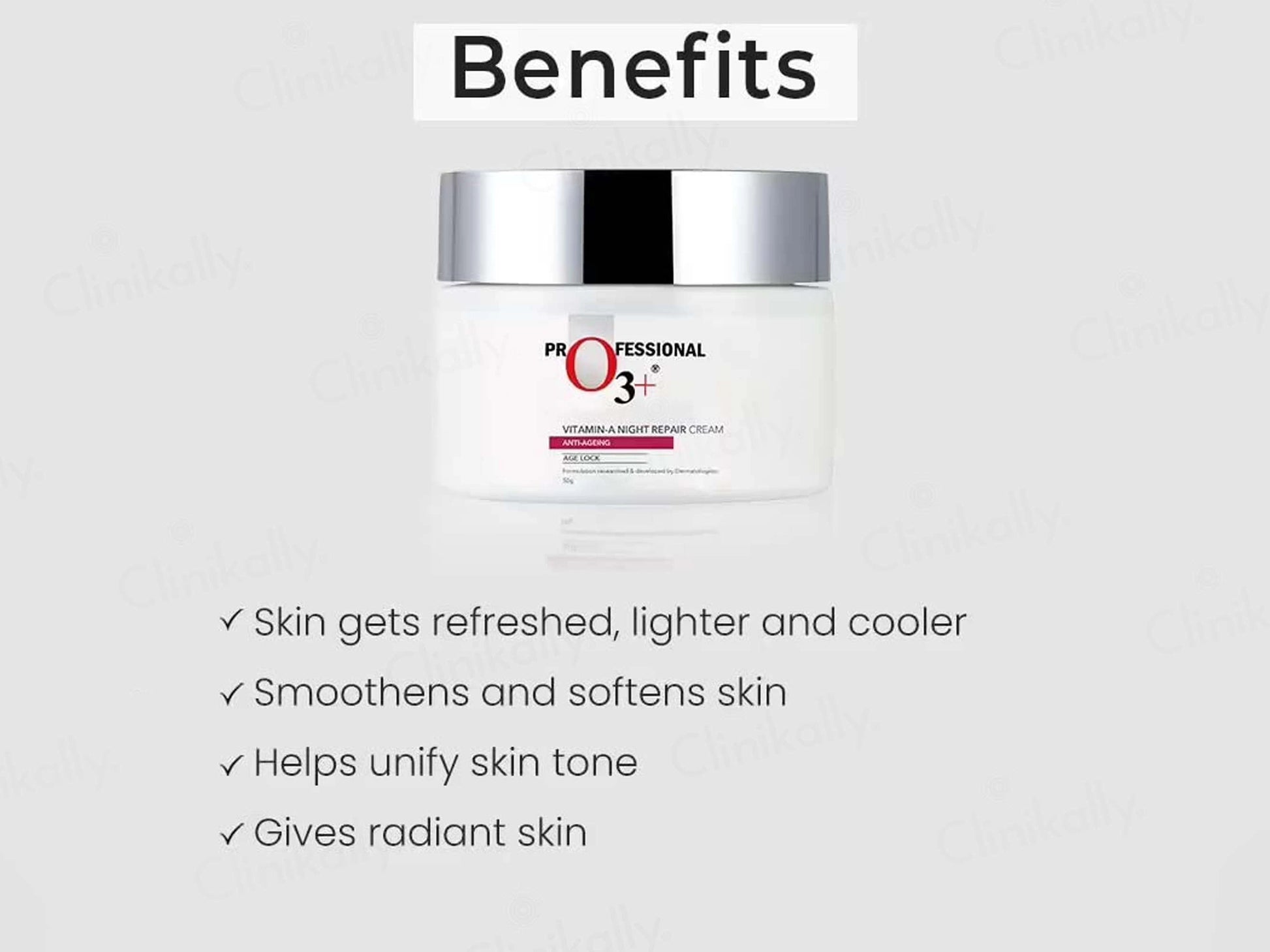 O3 Vitamin-A Night Repair Anti-Ageing Cream