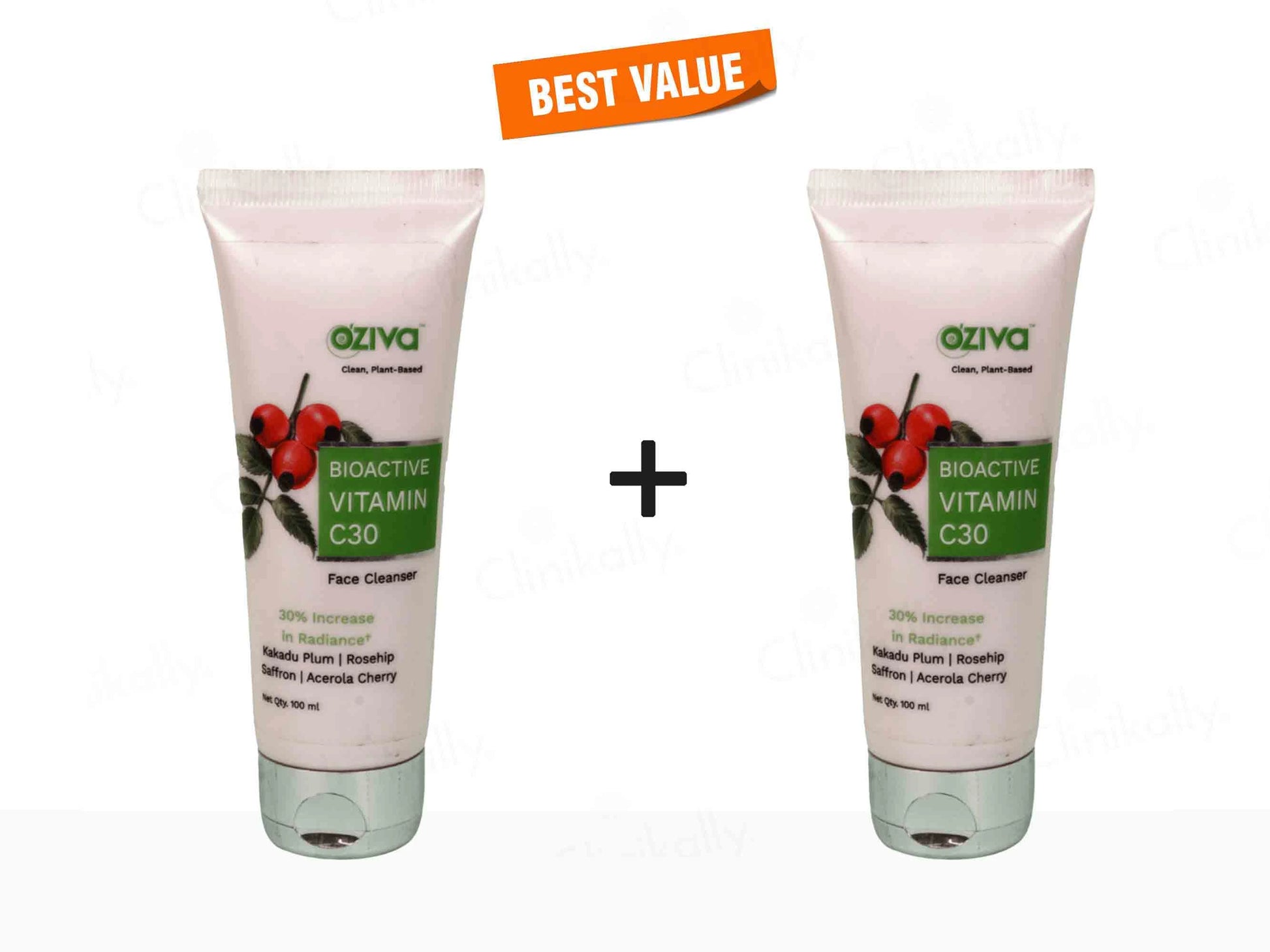 OZiva Bioactive Vitamin C30 Face Cleanser