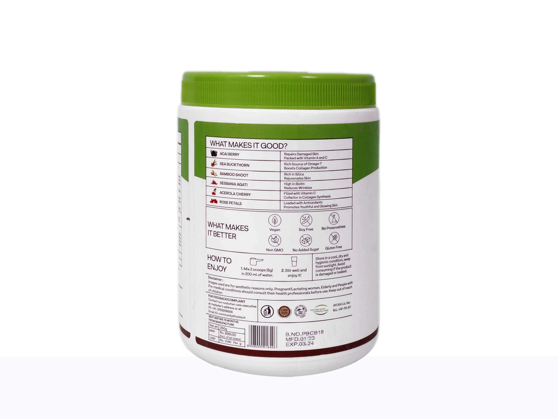 OZiva Collagen Builder Powder