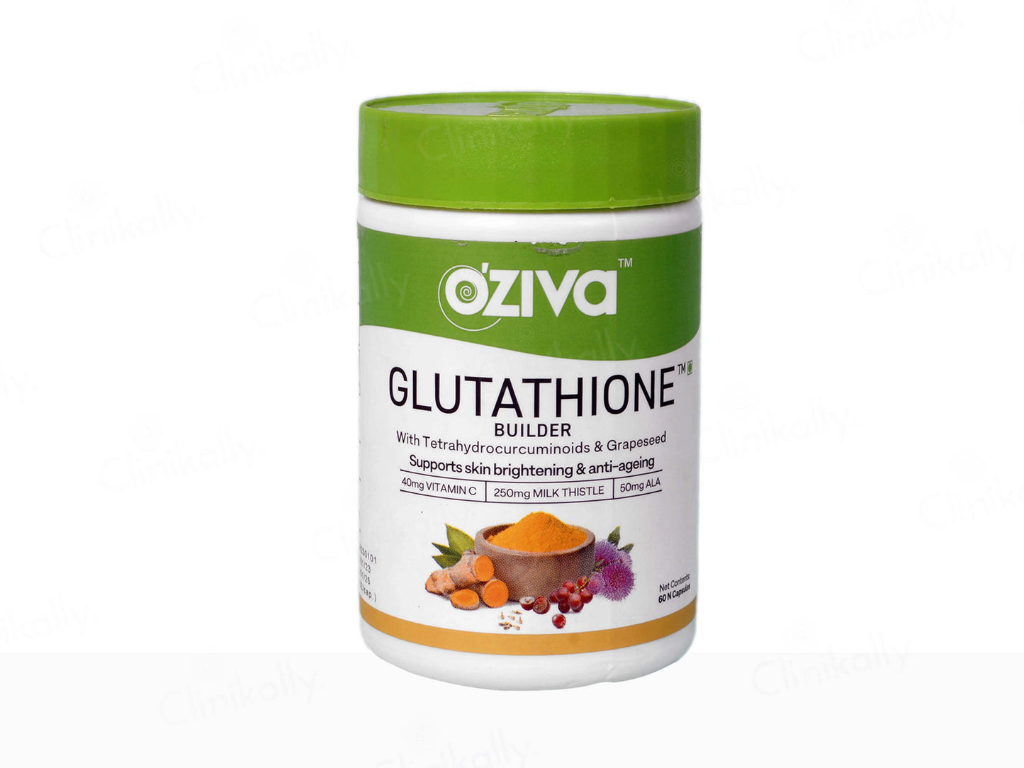 OZiva Glutathione Builder Skin Brightening and  Anti-Ageing Capsule