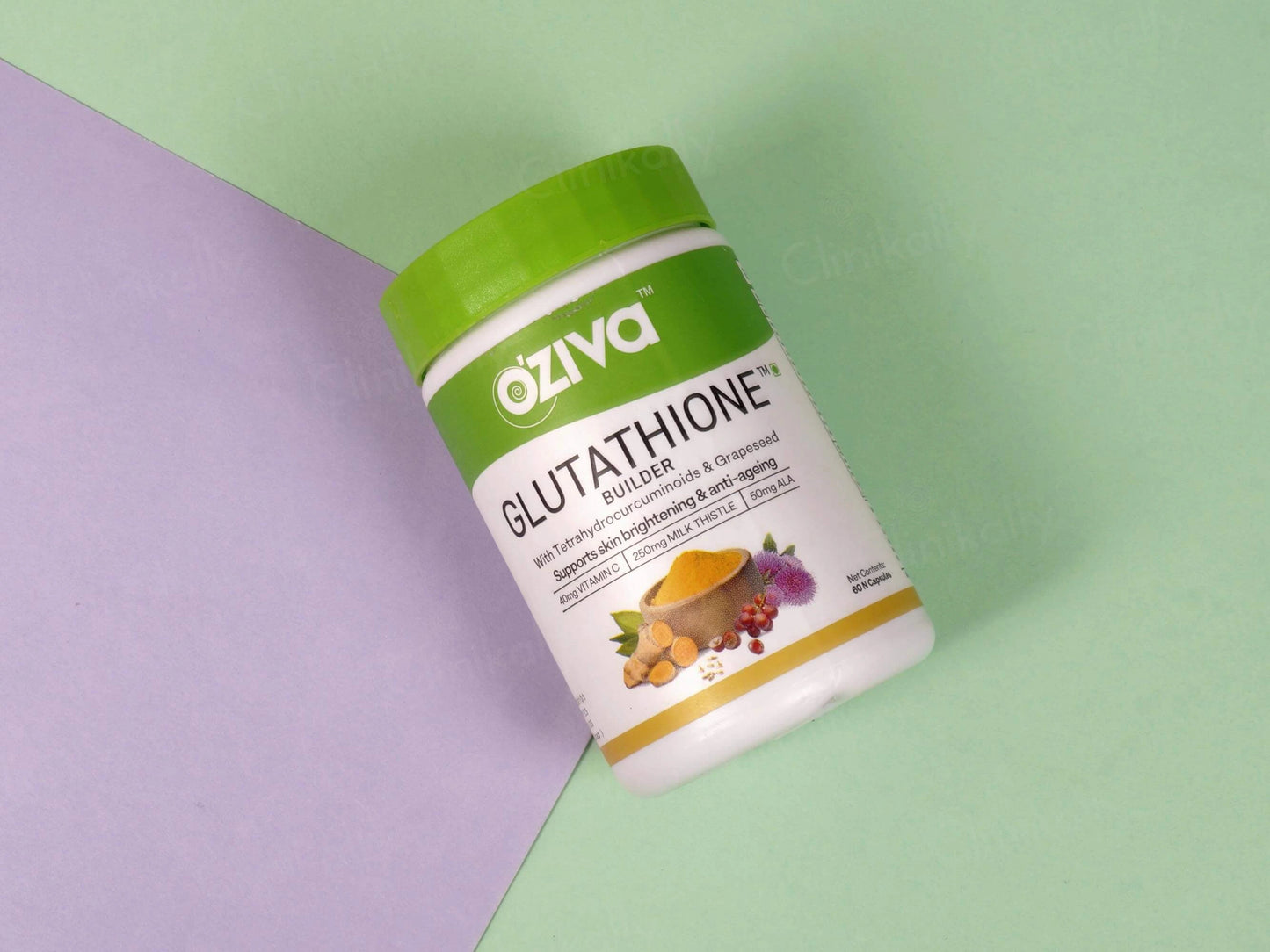OZiva Glutathione Builder Skin Brightening and  Anti-Ageing Capsule