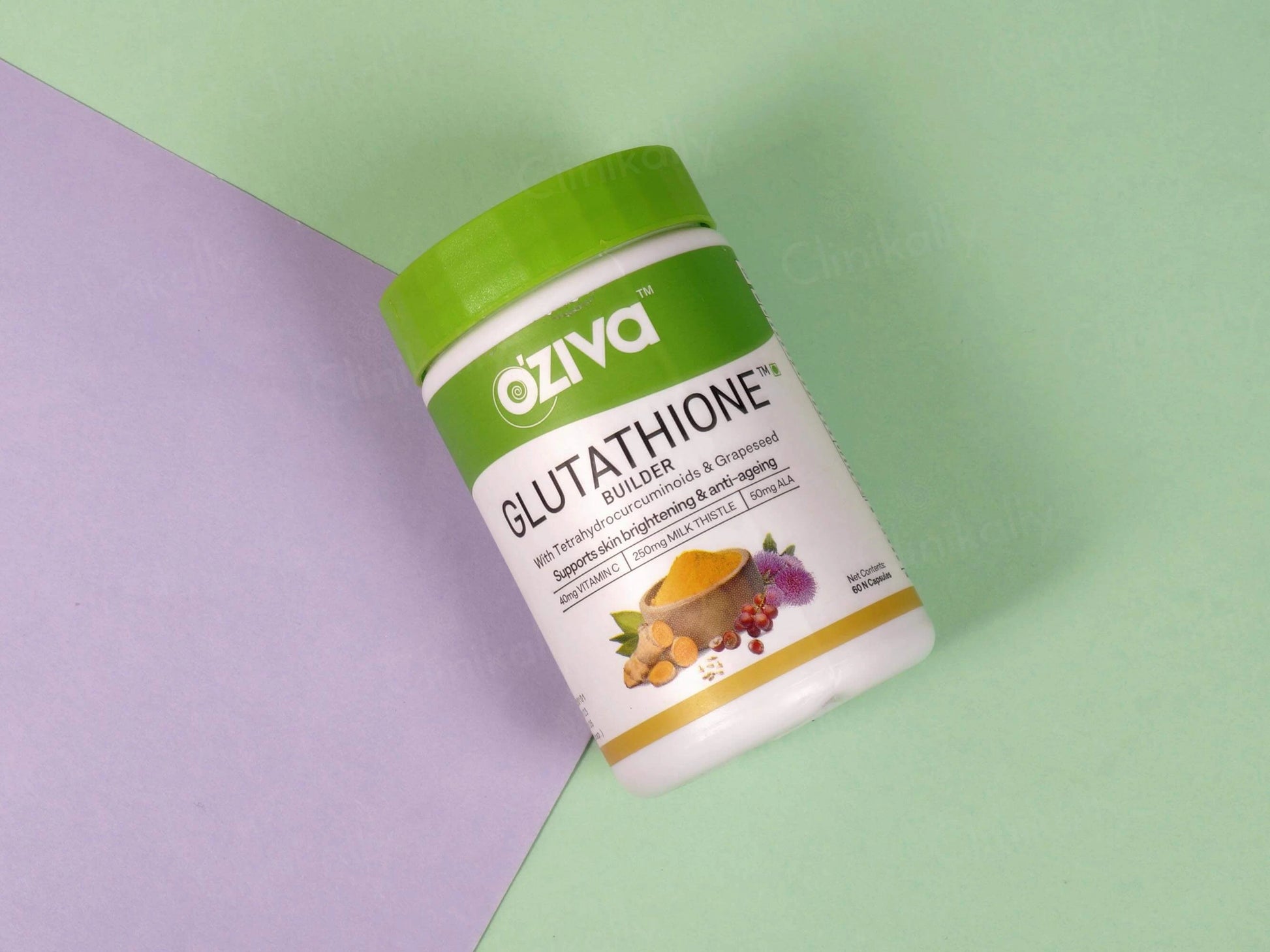 OZiva Glutathione Builder Skin Brightening and  Anti-Ageing Capsule